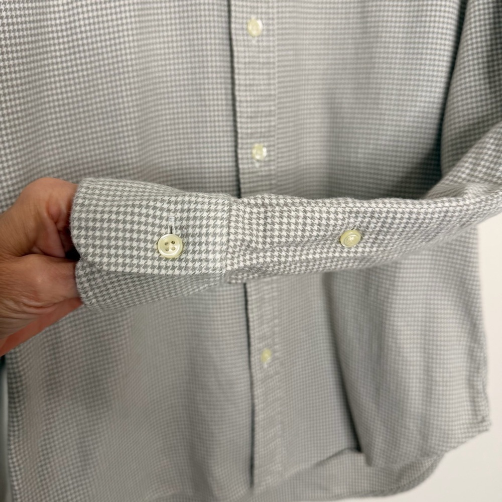 Polo Ralph Lauren Slim Fit Brushed Flannel Shirt Men’s Check Button Down pony - Picture 5 of 10